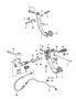 Diagram brake clutch pedals left-hand drive see technical information for your Porsche