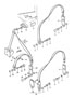Diagram seat belt rear lap belt for your Porsche