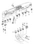 Diagram switch ambient temperature gauge clock for your Porsche 924