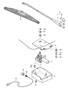 Diagram rear window wiper for your Porsche