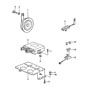 Diagram alarm system for your 1991 Porsche 911 Carrera 2 Targa 3.6L M/T RWD