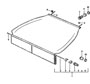 Diagram luggage compartment cover for your 1993 Porsche 928