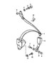 Diagram seat belt rear for your 1983 Porsche