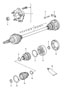 Diagram drive shaft rear-wheel hub for your 1996 Porsche 911