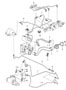 Diagram brake lines body front section for your Porsche