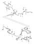 Diagram brake lines front axle underbody for your 1980 Porsche