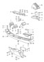 Image of Console Trim Support. Reinforcement. image for your 1976 Porsche 924