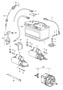 Diagram battery wiring harnesses starter generator for your 1973 Porsche 911
