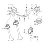 Diagram fanfare horn for your 1983 Porsche 944