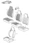 Diagram cover front seat for your 1983 Porsche 928