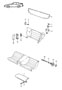 Diagram back seat divided single parts for your Porsche