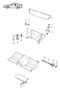 Diagram back seat single parts for your Porsche