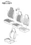 Diagram cover front seat for your 1983 Porsche 928