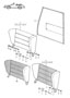 Diagram back seat backrest with pull-type release lower for your Porsche