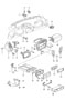 Diagram accessories dashboard trim for your 1979 Porsche 911