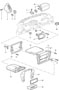 Diagram accessories dashboard trim for your Porsche