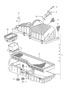 Diagram air cleaner for your Porsche