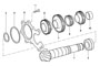 Diagram gears and shafts for your 1993 Porsche 911 Carrera 2 Targa 3.6L 6 cylinder RWD
