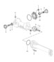 Diagram front-axle final drive viscous clutch single parts for your Porsche