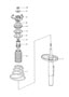 Diagram suspension shock absorber strut for your 1997 Porsche 911 Targa Coupe