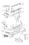 Diagram bumper rear for your 2010 Porsche Cayenne