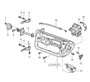 Diagram door in white installation parts door lock for your 1982 Porsche 944