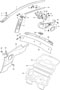 Diagram linings rear for your 2012 Porsche 911 Carrera Coupe 3.6L  RWD