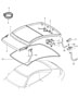 Diagram glass roof for your 2021 Porsche Panamera 4 Hatchback