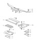 Diagram particle filter cowl panel covering for your 2010 Porsche 911