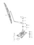 Diagram rear window wiper for your 1990 Porsche 928 GT Coupe