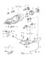 Diagram headlamp direction indicator light for your 2004 Porsche 911 Carrera 4S Coupe