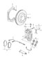 Diagram disc brake rear axle see technical information group 4 brake disc only in pairs replace technical manual attention for your 1983 Porsche 924