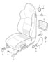 Diagram sports seat sports seat complete not available for your Porsche
