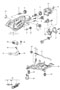 Diagram headlamp direction indicator light for your 1974 Porsche 911