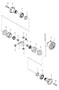 Diagram limited-slip differential complete and repair kits for your 1993 Porsche 911 Carrera 2 Targa 3.6L 6 cylinder RWD