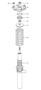 Diagram suspension shock absorber strut for your Porsche