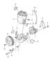 Diagram power steering power-steering pump container for your 2002 Porsche 911 Carrera 4 Convertible