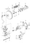 Diagram brake master cylinder brake booster pre-charge pump for your Porsche