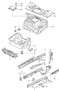 Diagram body front section single parts for your Porsche