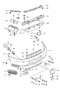 Diagram bumper rear for your 2010 Porsche Cayenne