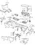 Diagram centre console centre for your Porsche