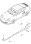 Diagram trim cover door sill single parts for your 2000 Porsche 911 Carrera Convertible
