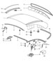 Diagram hardtop accessories gaskets for your 2007 Porsche Boxster