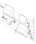 Diagram back seat backrest for your 2007 Porsche Boxster