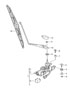 Diagram rear window wiper for your 1990 Porsche 928 GT Coupe