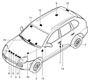 Diagram stickers stickers tyre pressure for your Porsche