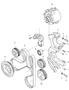 Diagram belt tensioner belt drive for your 2016 Porsche Panamera