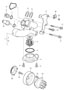 Diagram water pump thermostat housing for your Porsche Cayenne