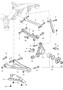 Diagram rear axle wheel carrier wishbone track rod wheel hub stone guard for your Porsche