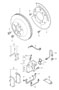 Diagram disc brake rear axle for your 2023 Porsche Macan
